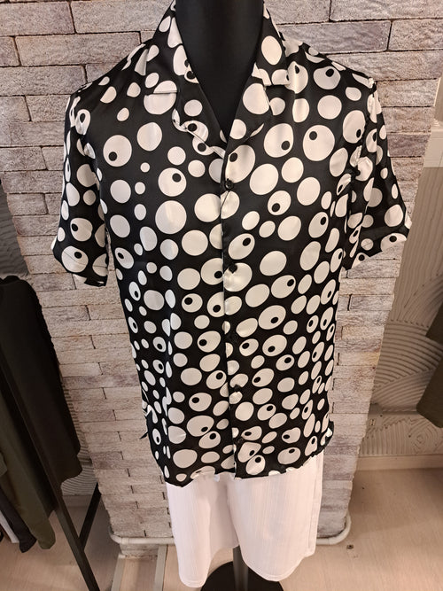 Camicia a pois
