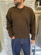 Maglione con rotture