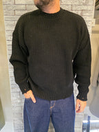 Maglione con rotture