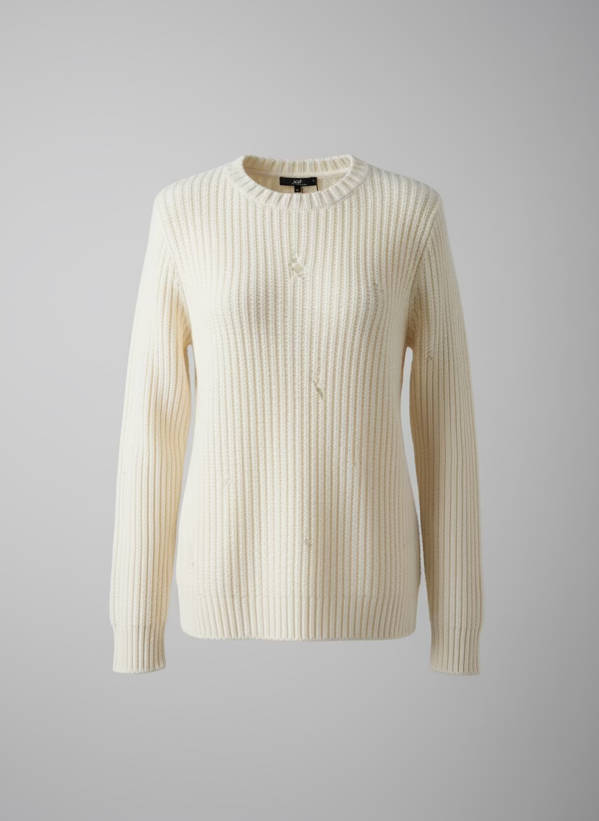 Maglione con rotture