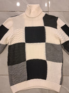 Maglione fantasia quadri