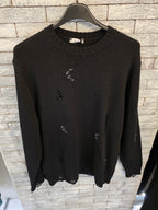 Maglione con rotture