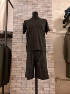 T-shirt filo di Scozia scollo a V