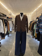 Cardigan con rotture