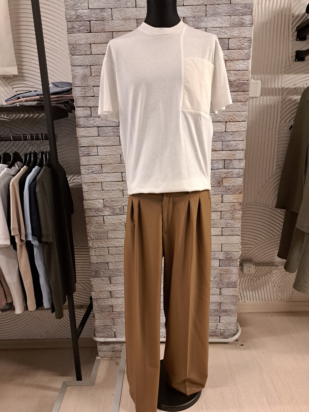 Pantalone fondo largo