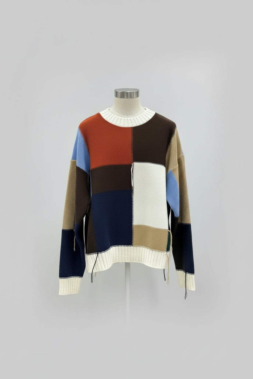 Maglione patchwork