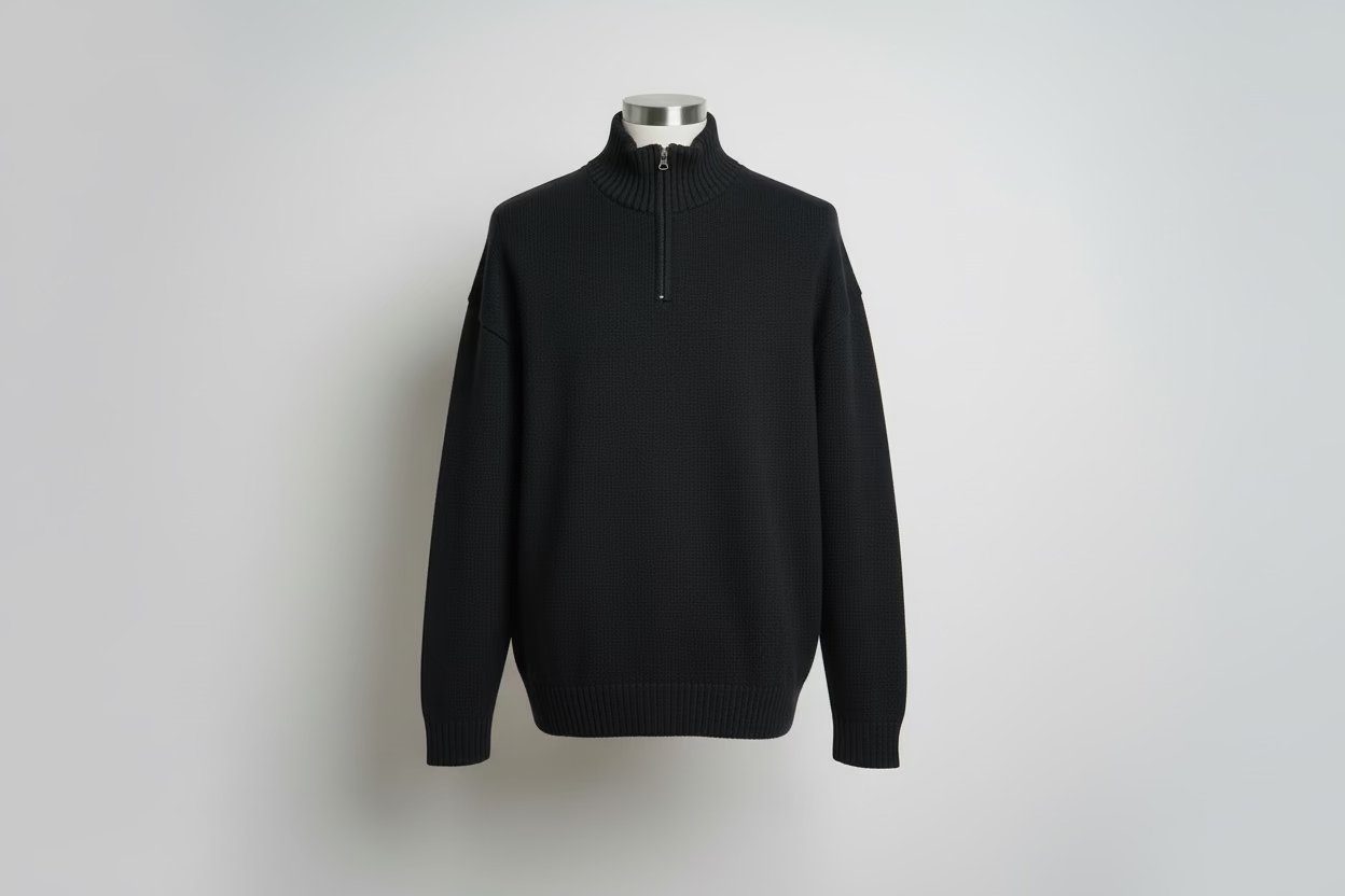 Maglione con zip