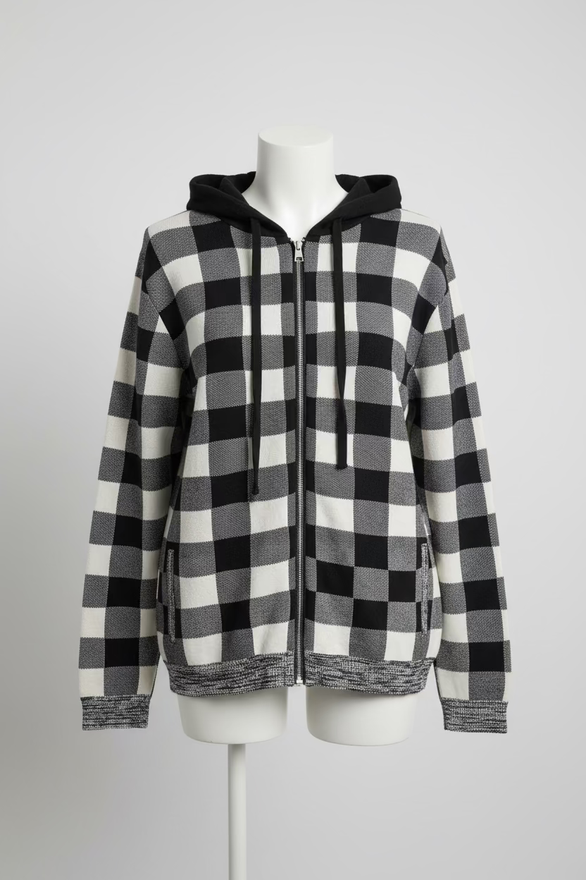Maglione con zip