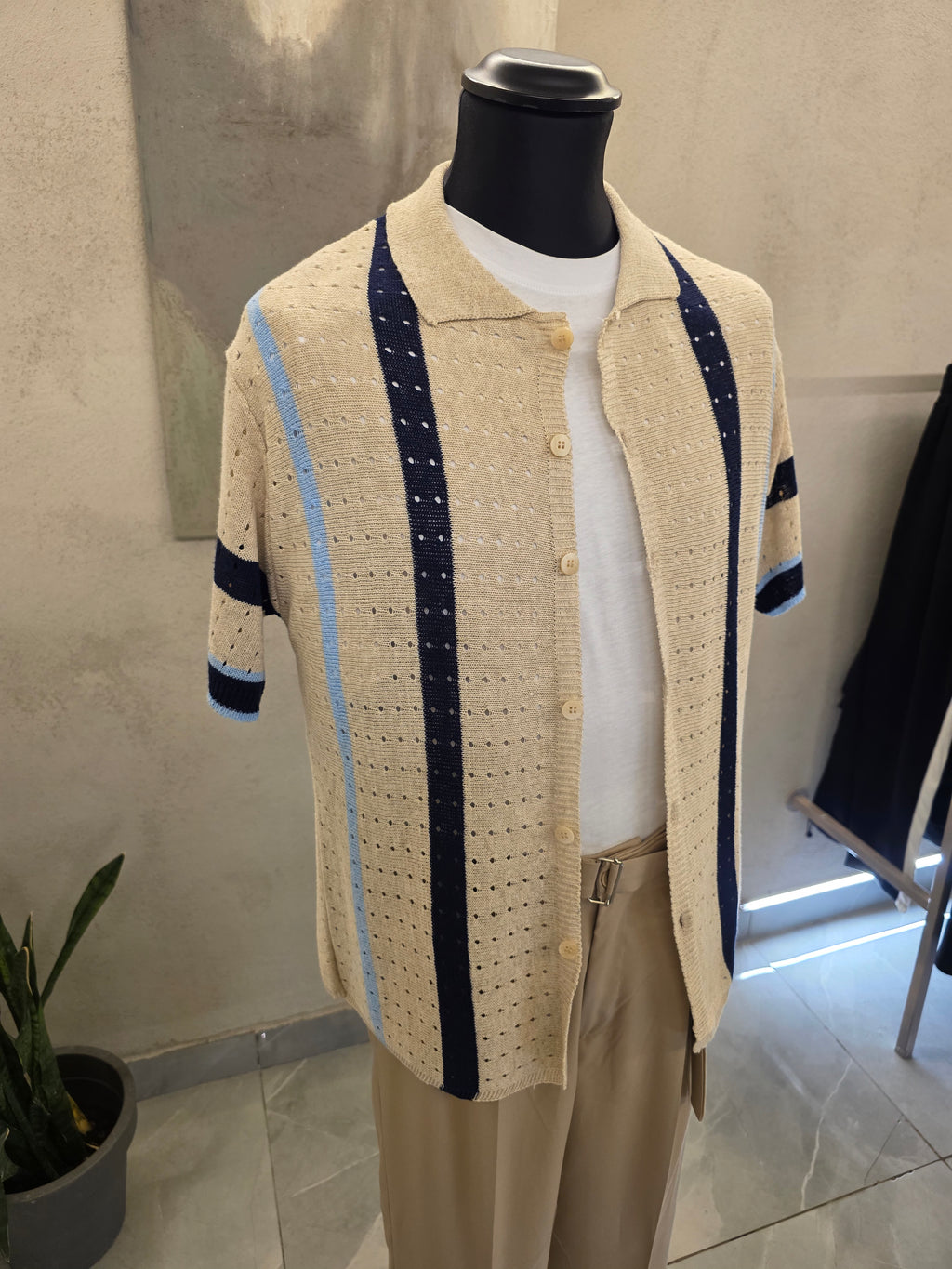 Polo motivo a righe