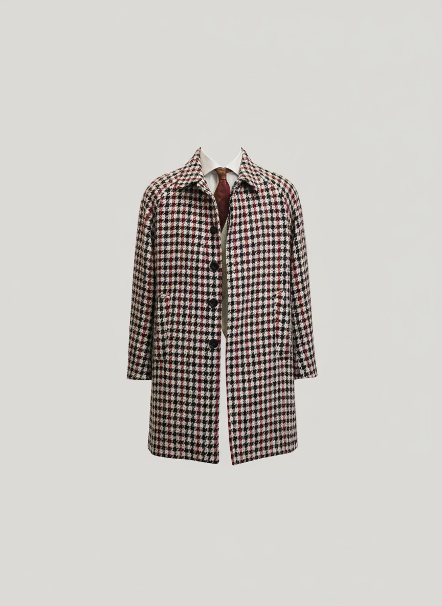 Cappotto fantasia quadri