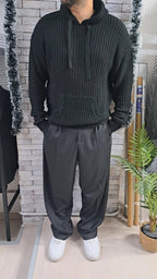 Maglione con cappuccio